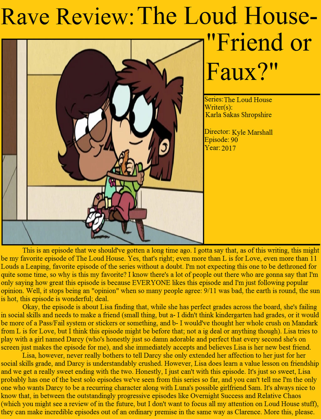 loud house friend or faux