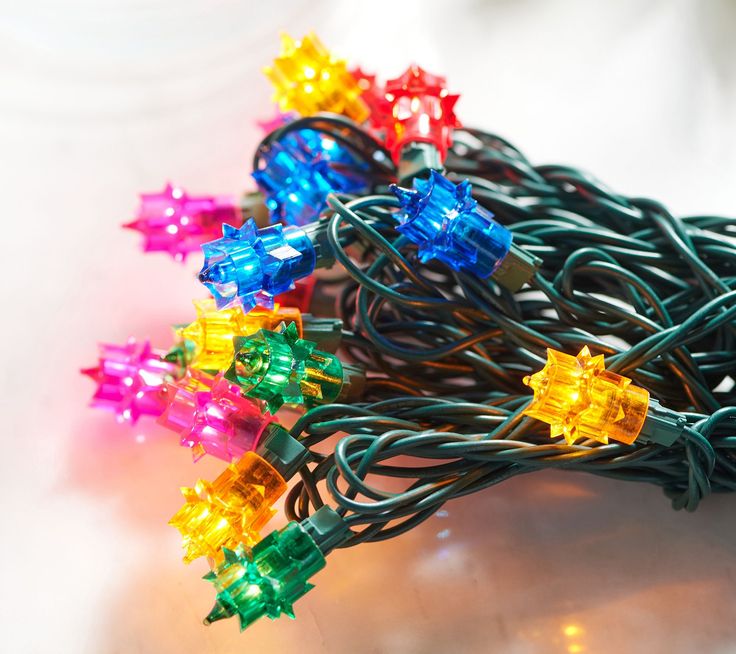 retro xmas lights