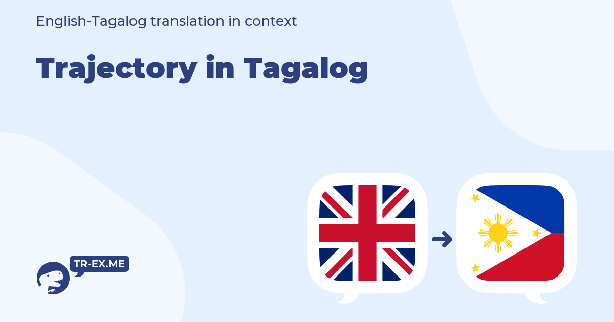trajectory meaning in tagalog