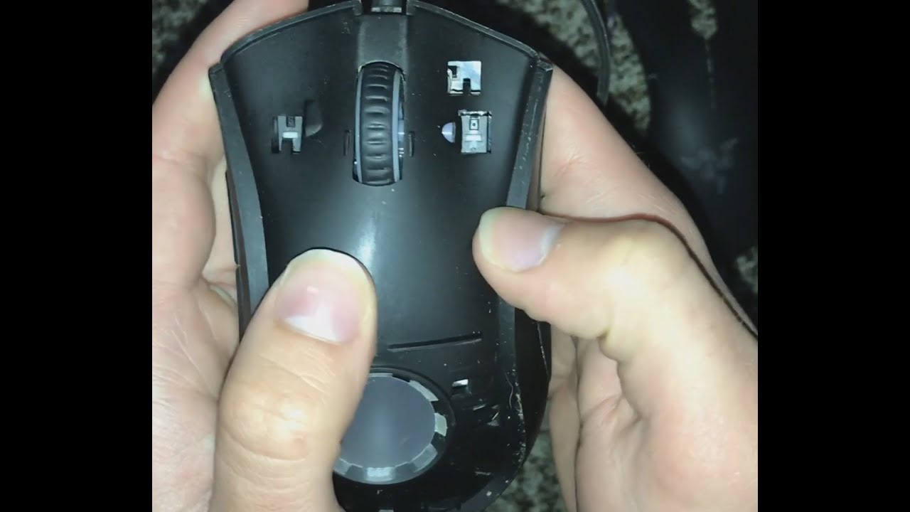 razer mouse click not holding