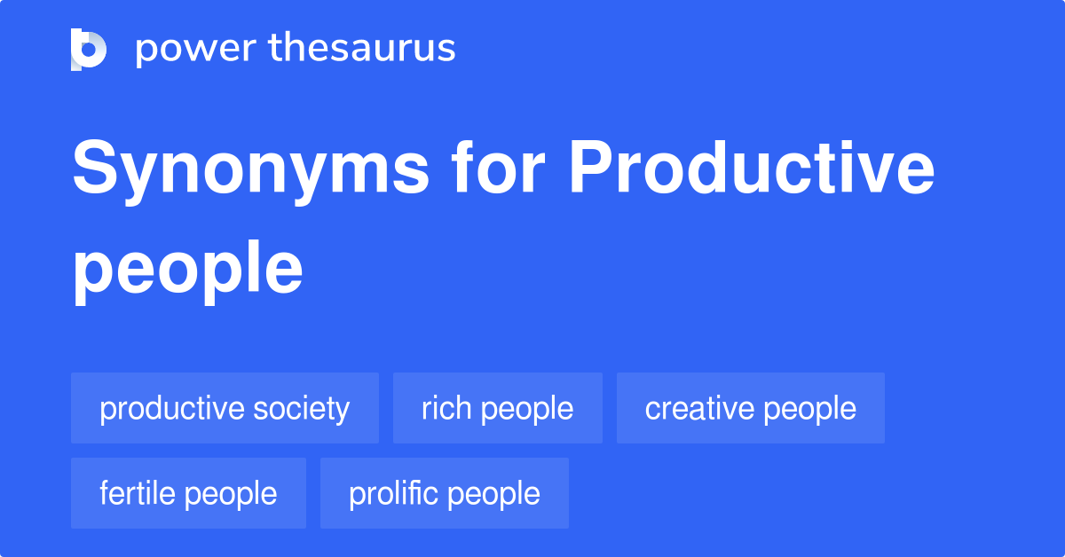 synonym for productive