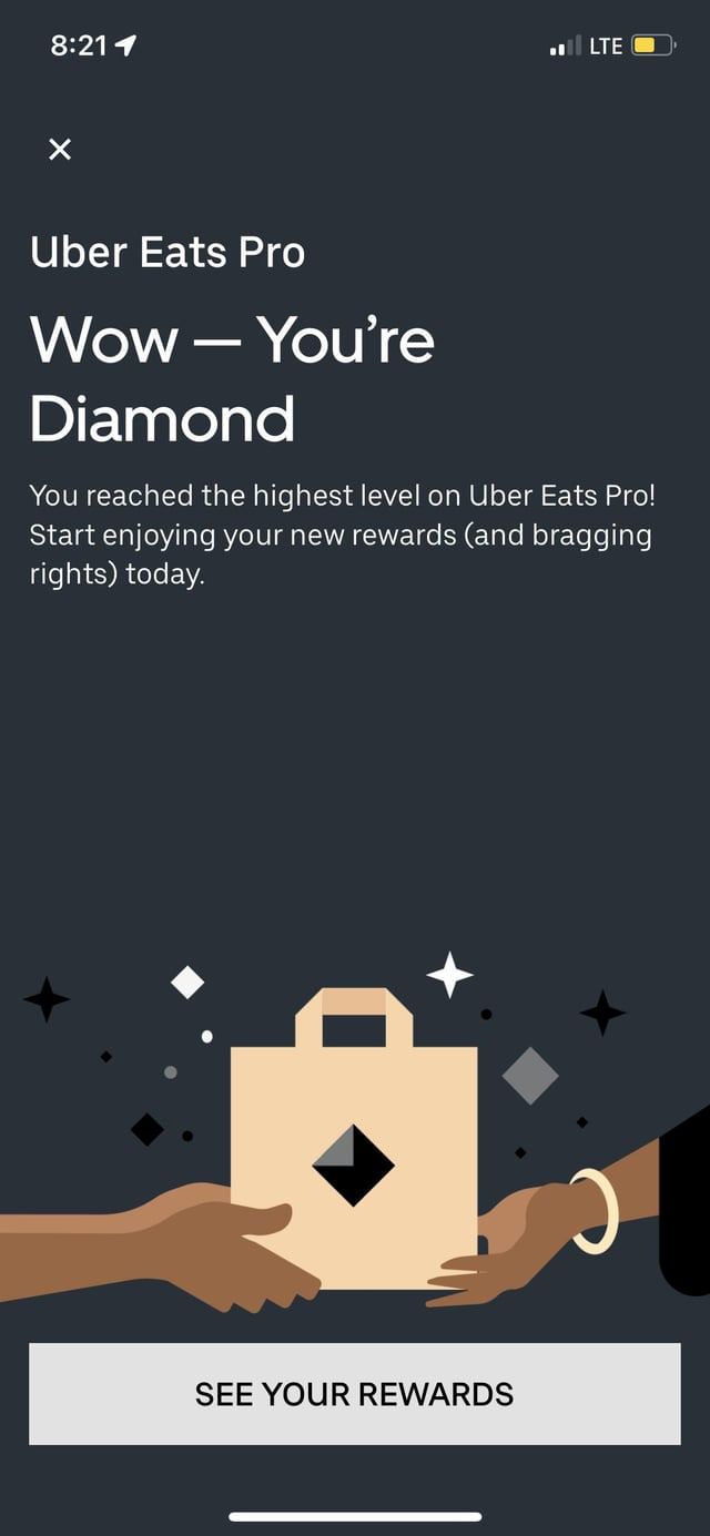 uber eats pro diamond