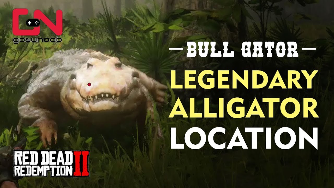 red dead redemption 2 legendary alligator