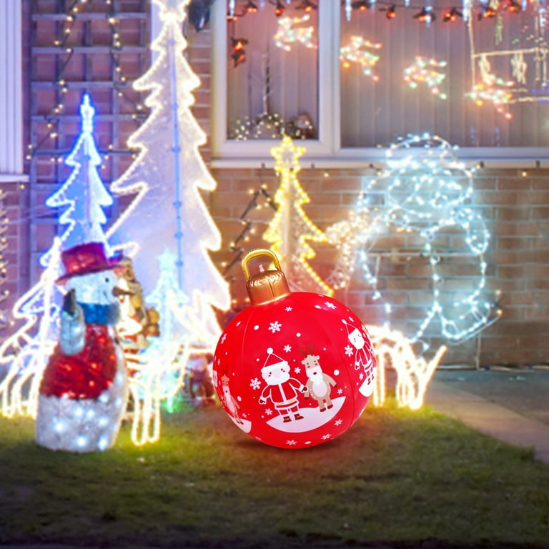 outdoor light up christmas balls