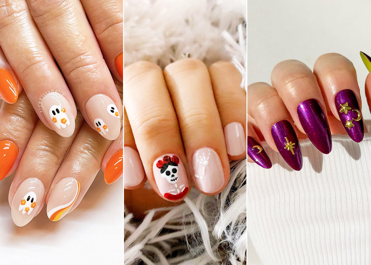 diseños de uñas de halloween