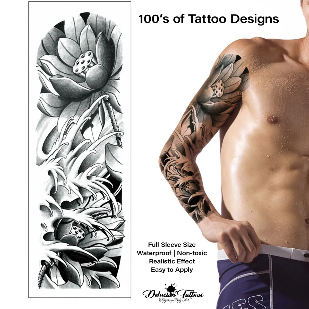 lotus tattoo for men