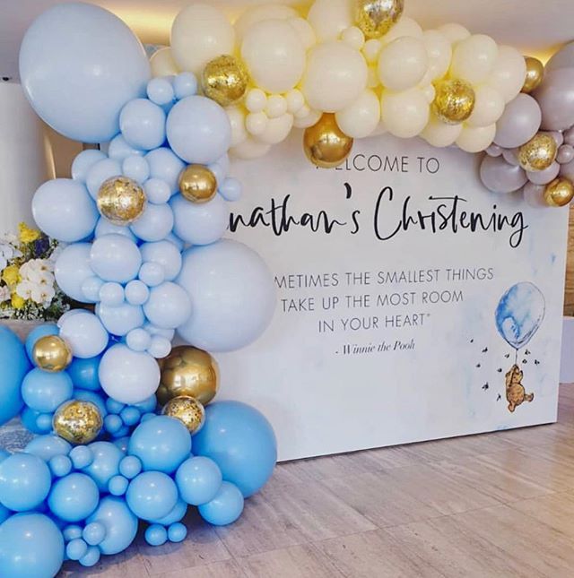 christening decorations boy