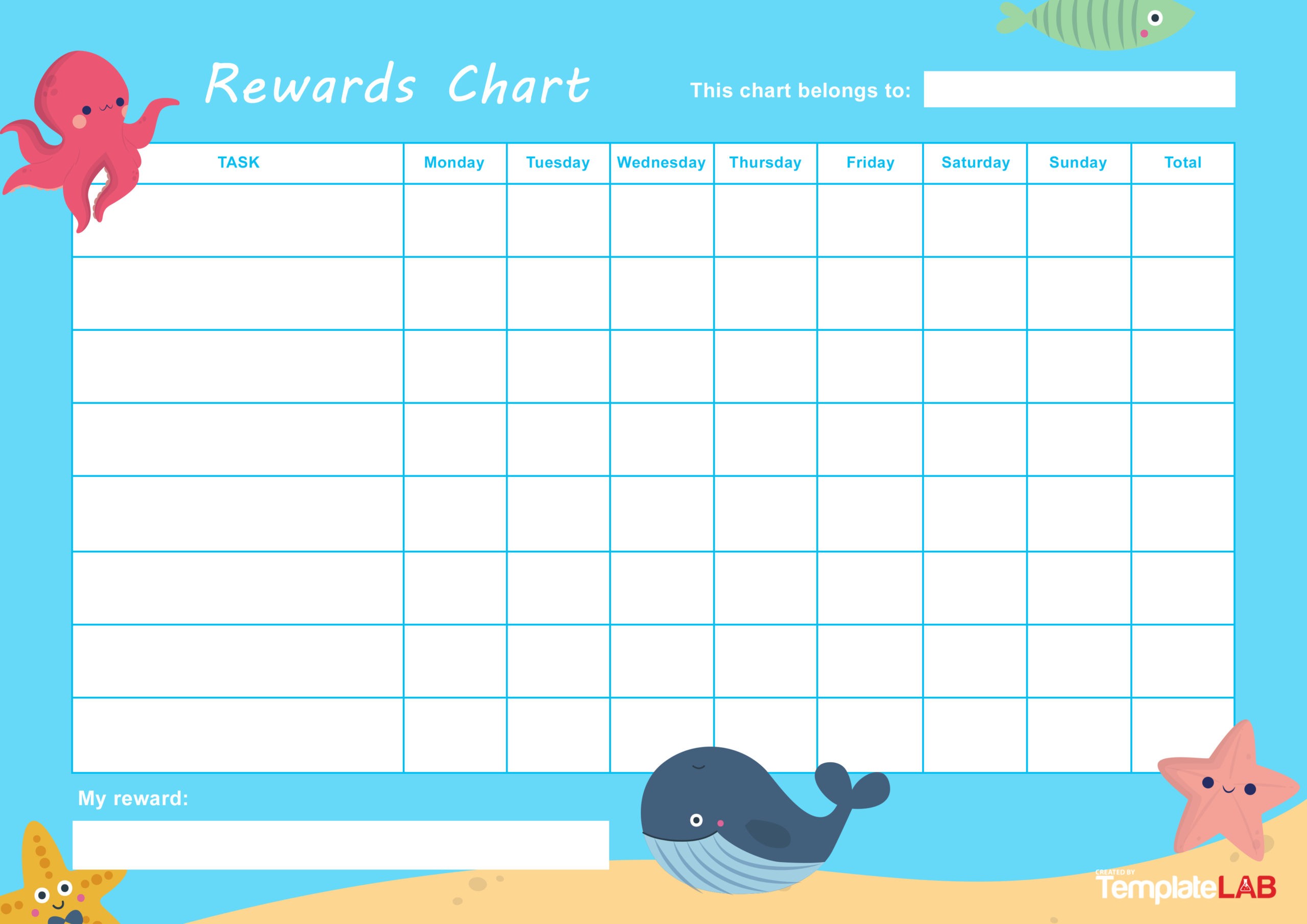 reward chart printable