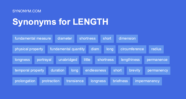 length synonym