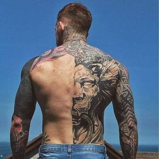 mens back tattoo ideas