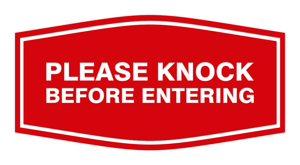 please knock before entering
