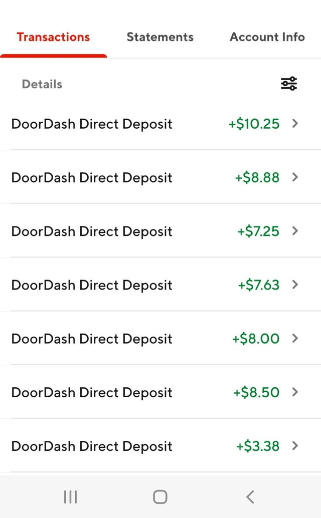 doordash direct deposit time