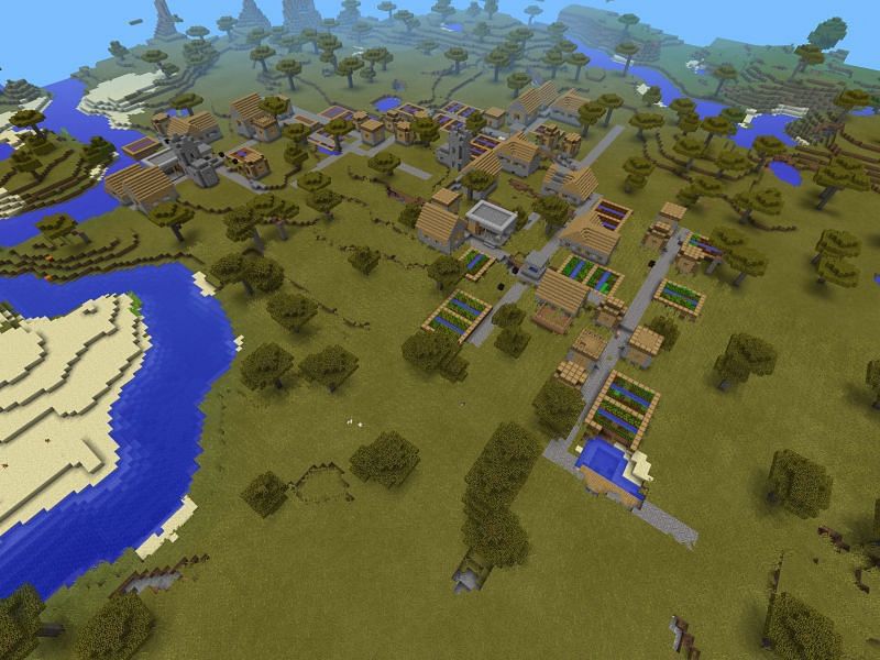 large village seed minecraft