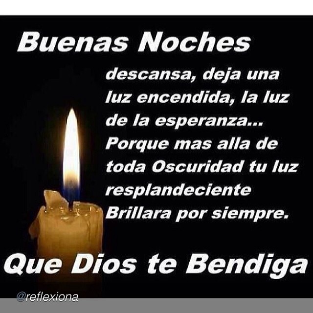 buenas noches bendiciones