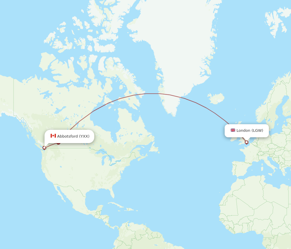 london to canada distance in hours