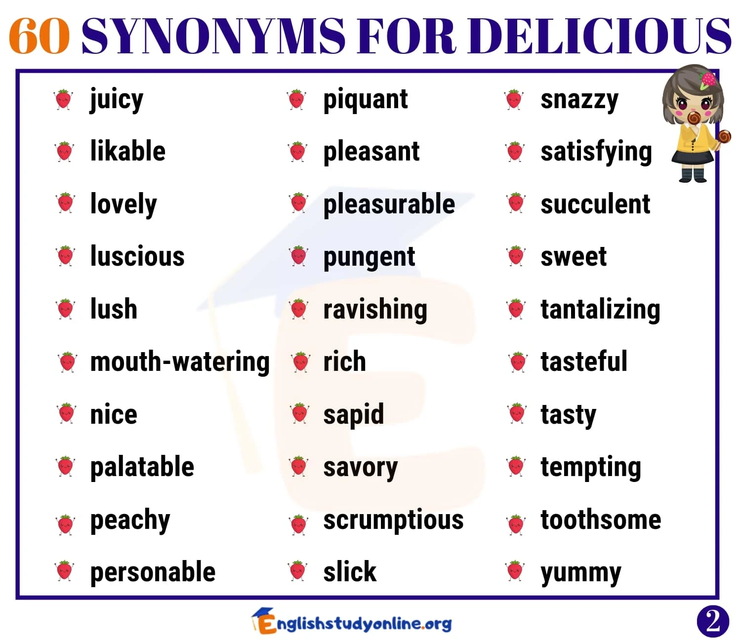 synonym for delicious