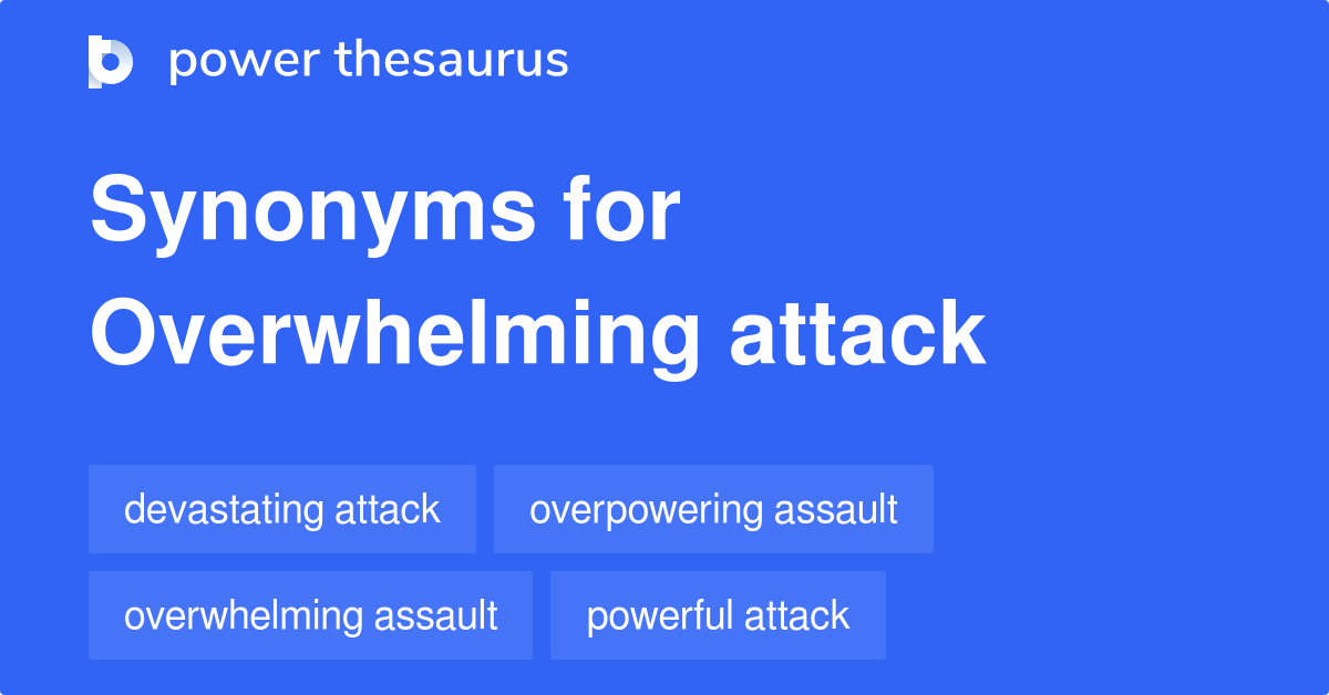 attack synonym