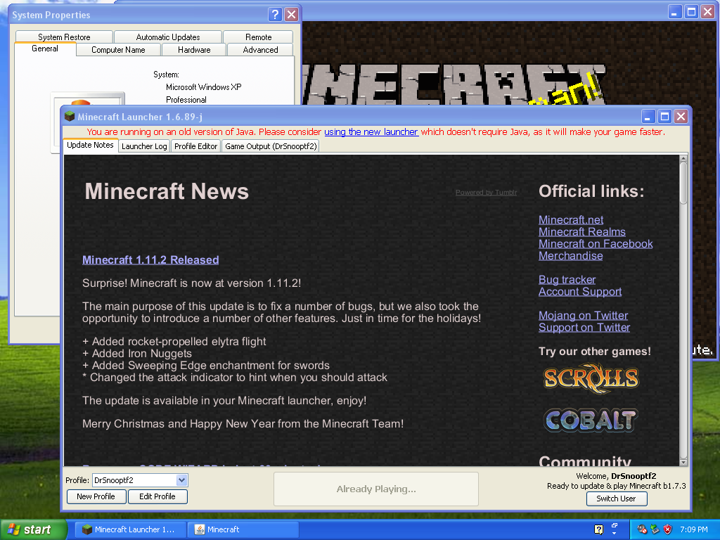 minecraft legacy launcher