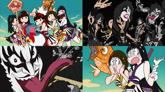 kiss band anime