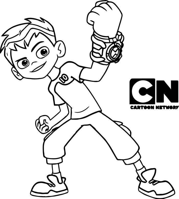 ben ten coloring pages