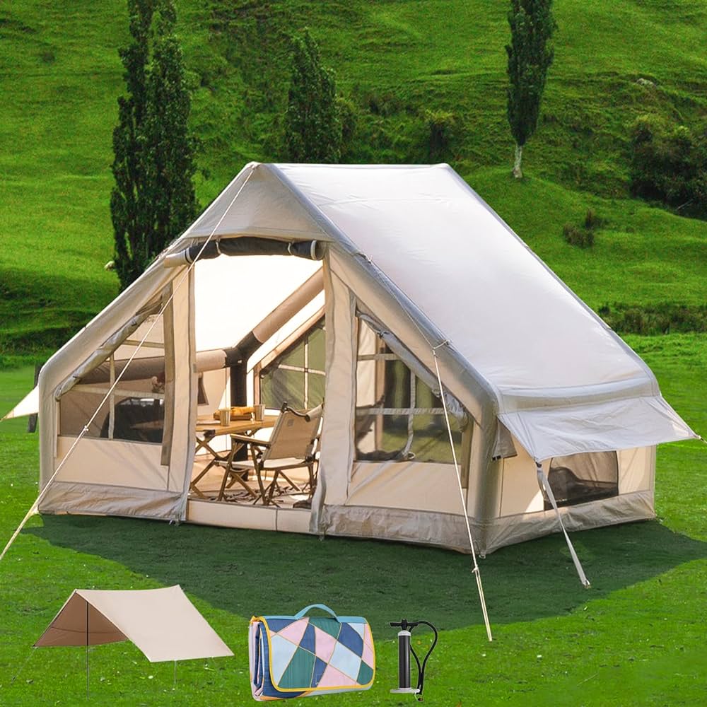 inflatable glamping tent