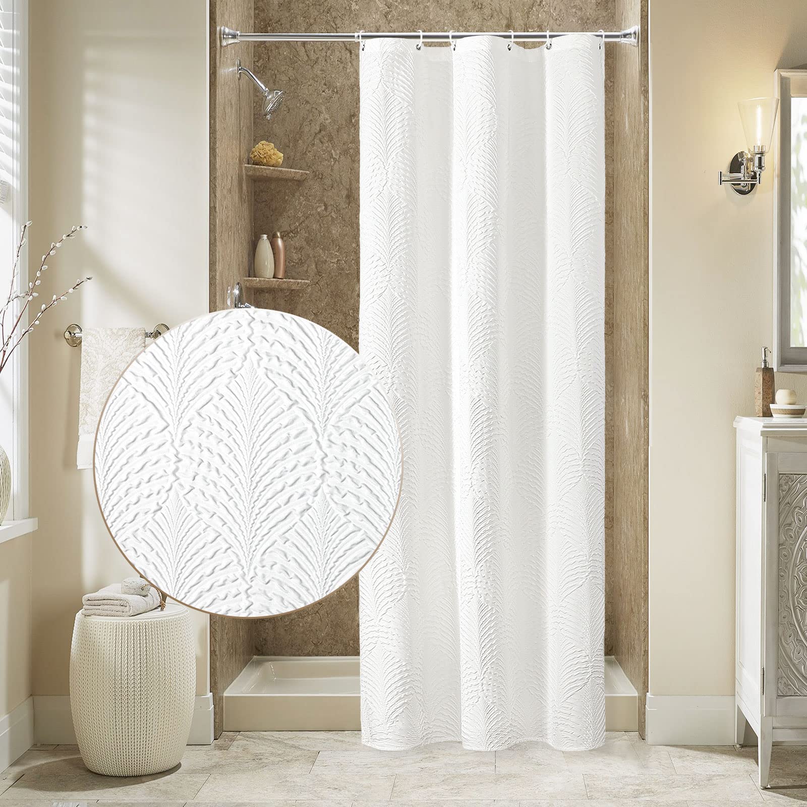 shower curtain stall