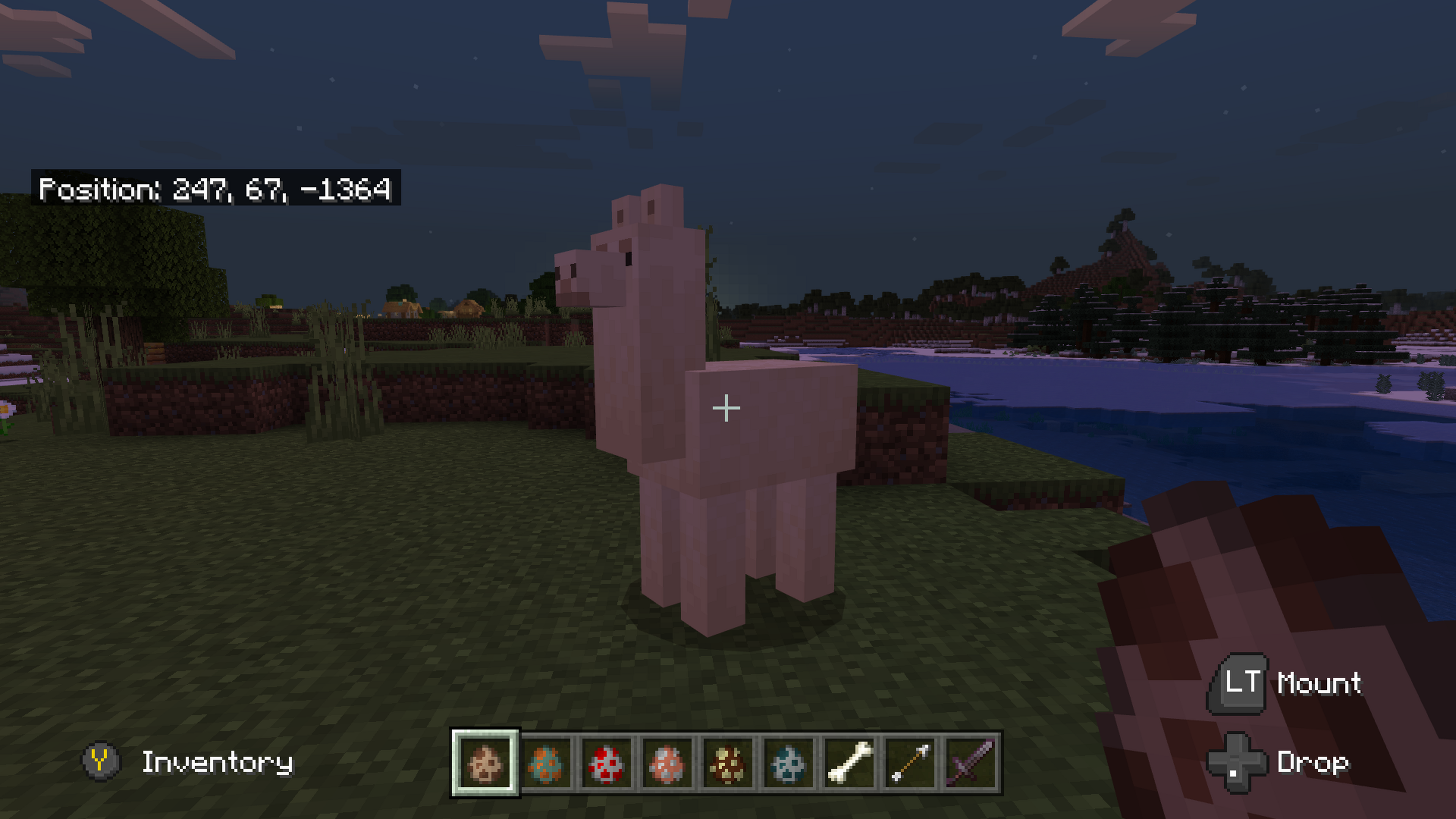 minecraft tame a llama