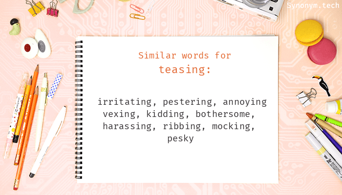 teasingly synonym