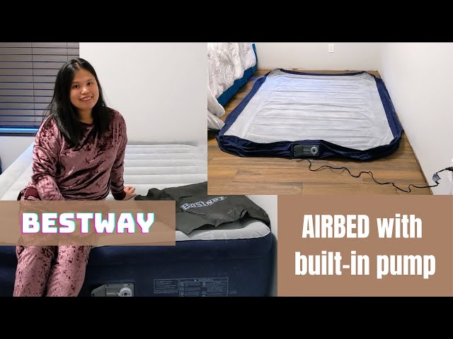 bestway airbed with built in pump