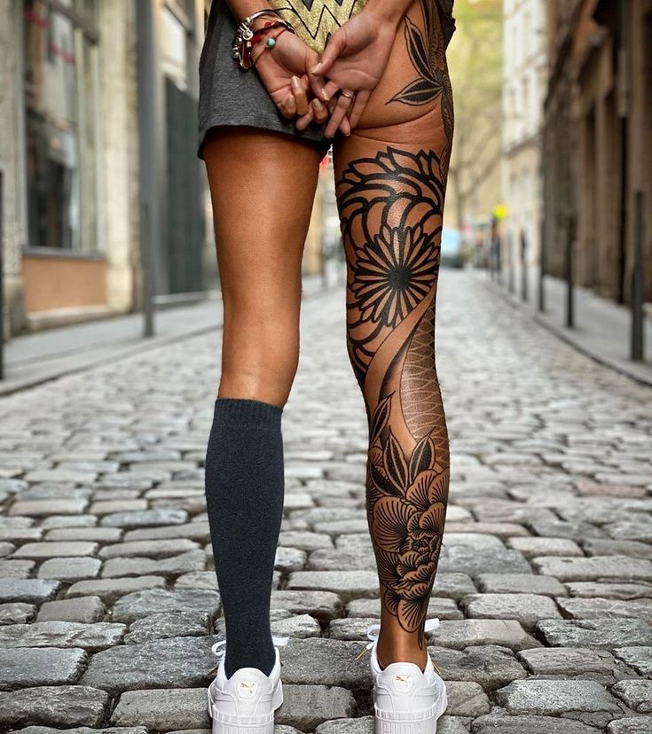 leg tattoos for women