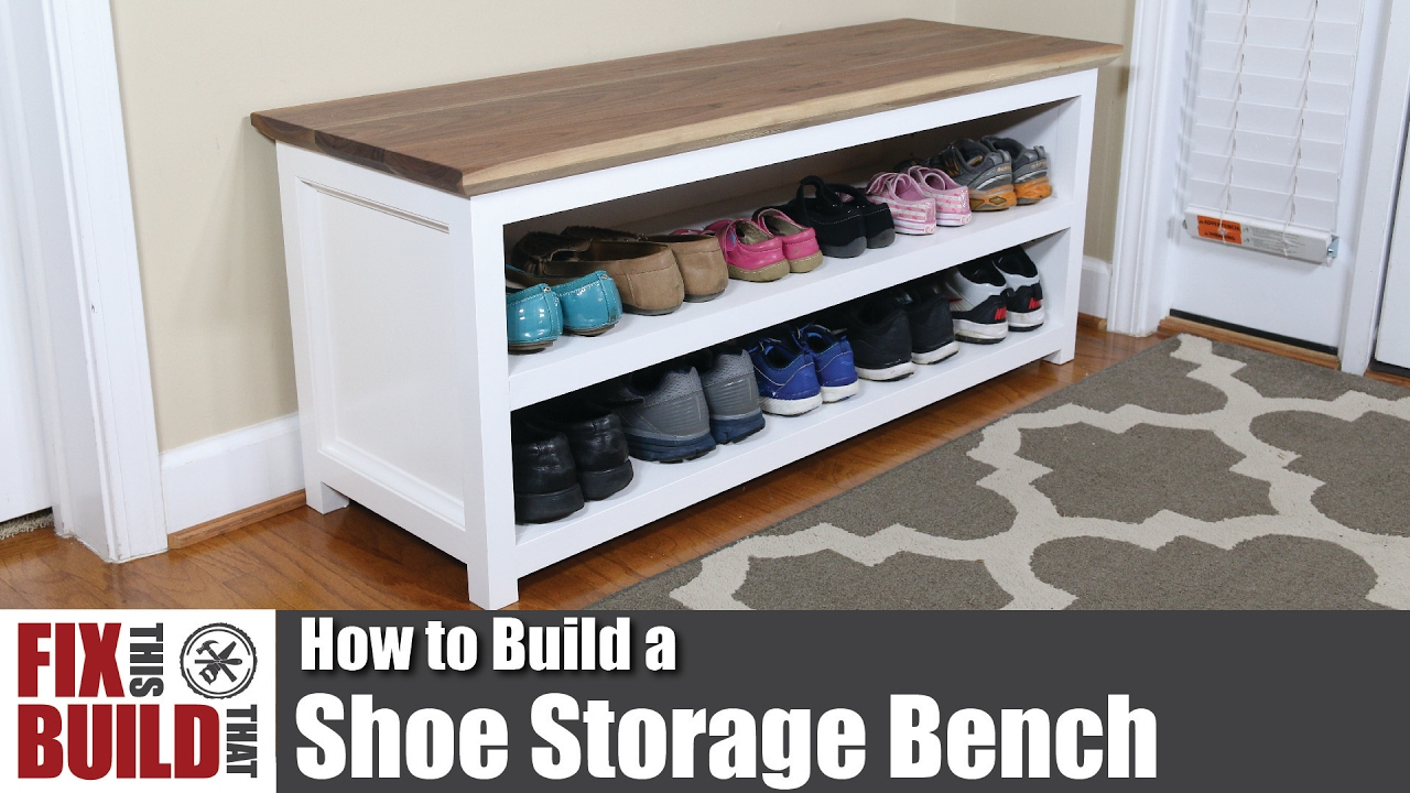 bench shoe cabinet