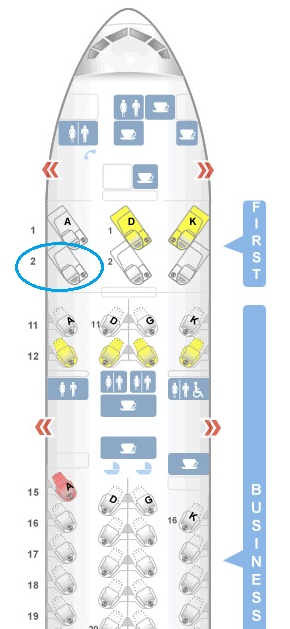 2a seat map