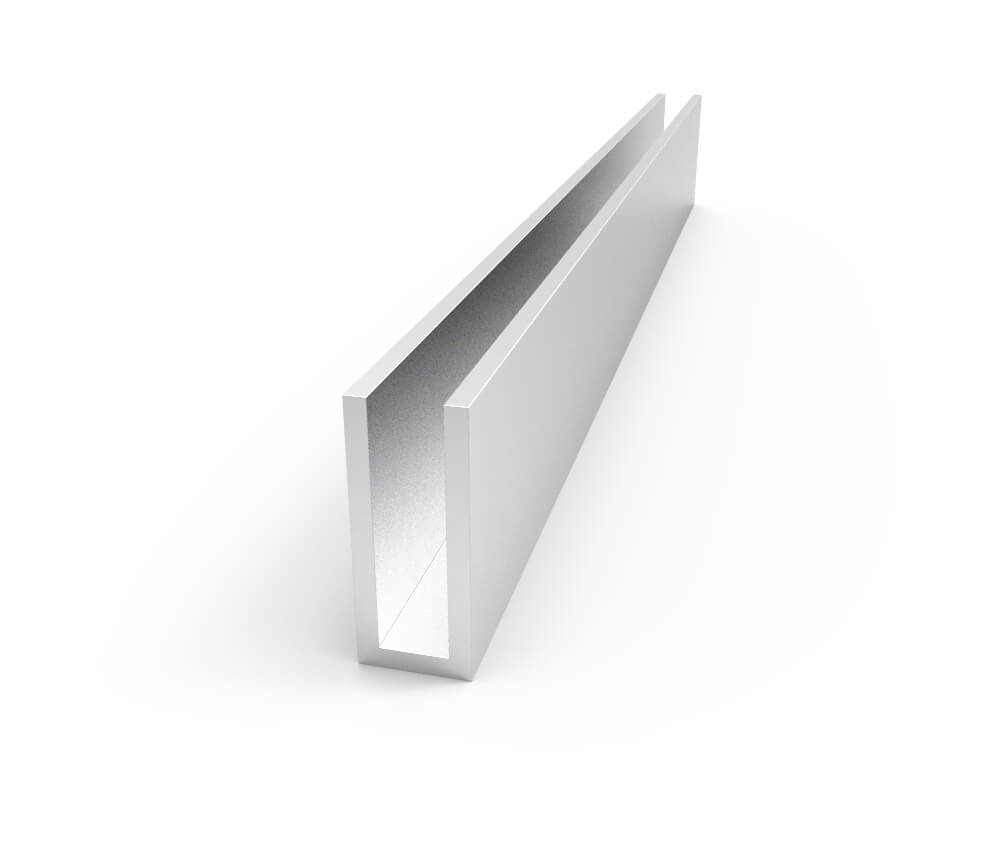 2 inch u channel aluminum