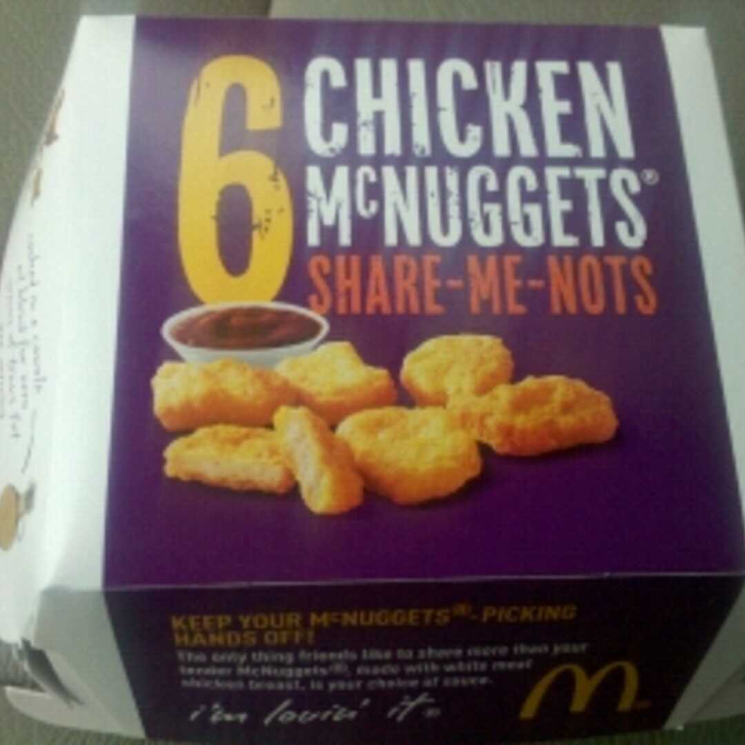 calories in mcdonalds 6 nuggets