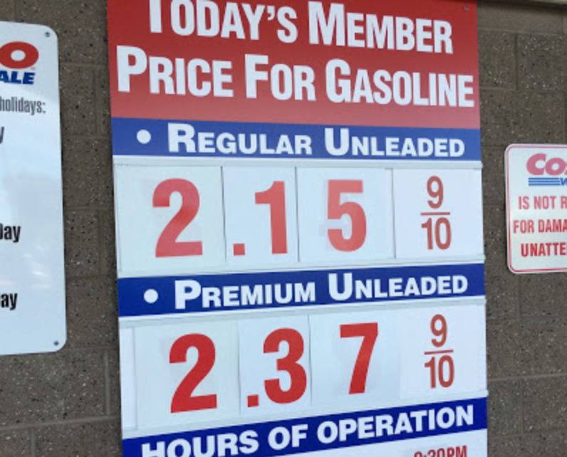 costco gas price woodbridge