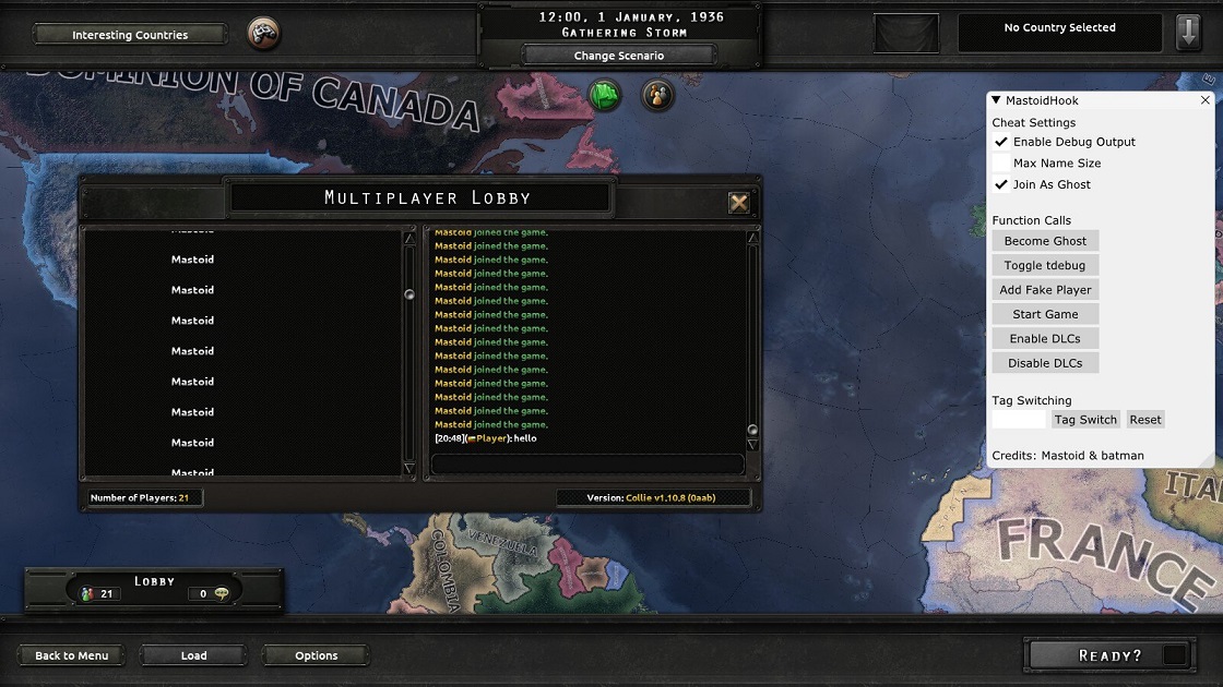 hearts of iron cheat