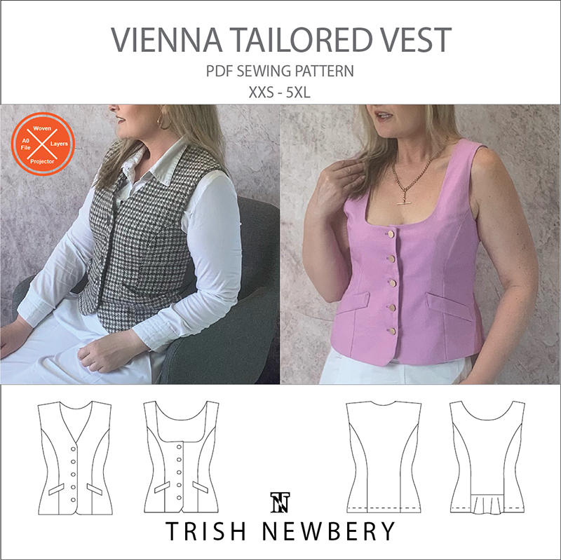 womens patterned vest