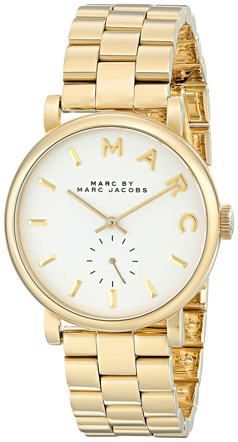 marc jacobs gold watch