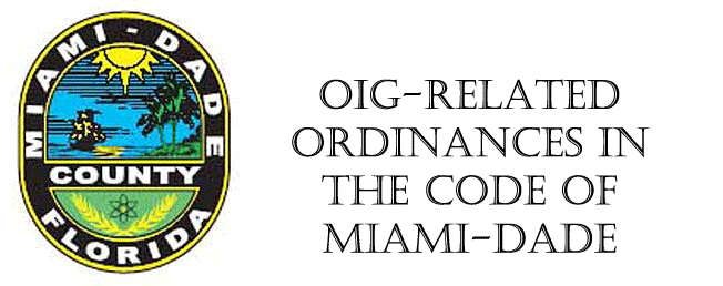 miami dade ordinances