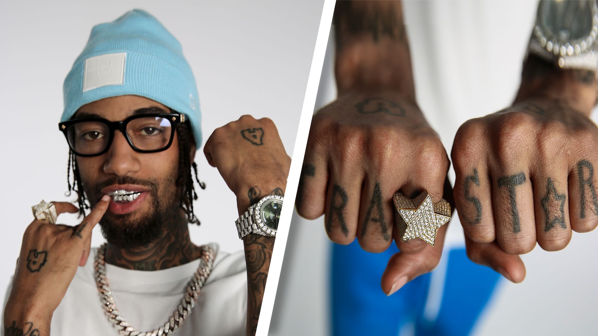 rappers with hand tattoos