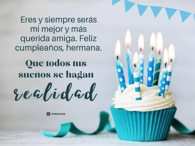 hermana mayor cumpleaños