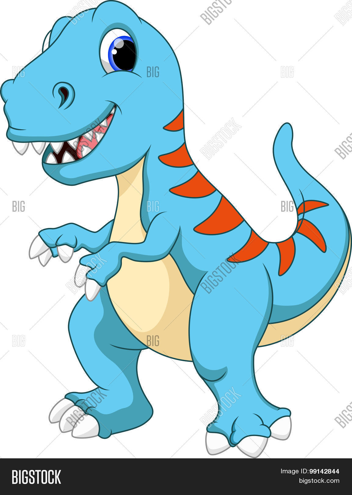 cartoon cute dinosaur