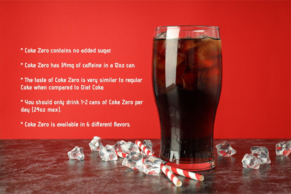 how much caffeine in a coke zero