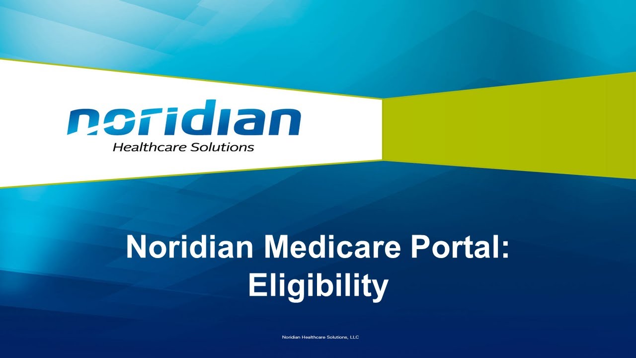 noridian provider portal