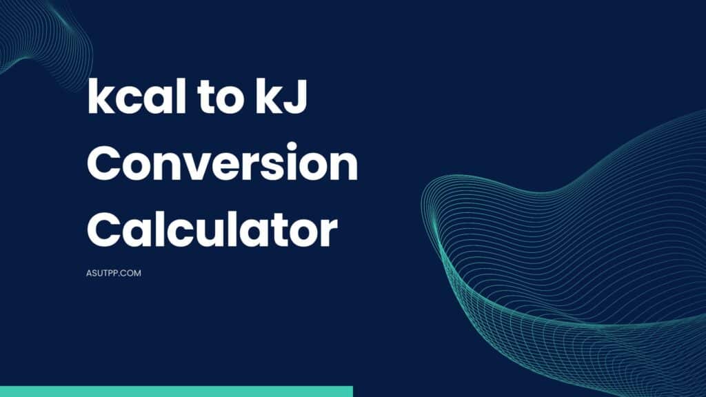 convert kcal to kjoules