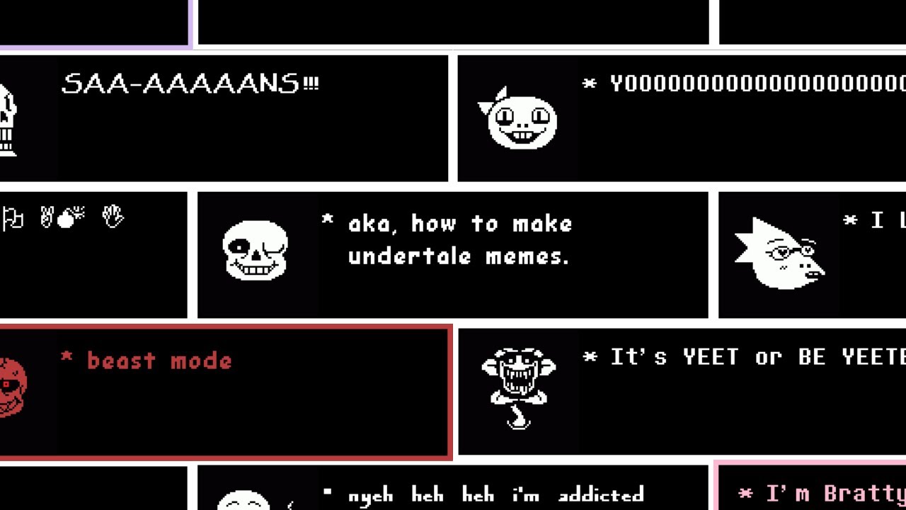 undertale text box generator