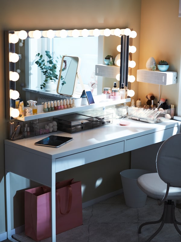 ikea makeup vanity