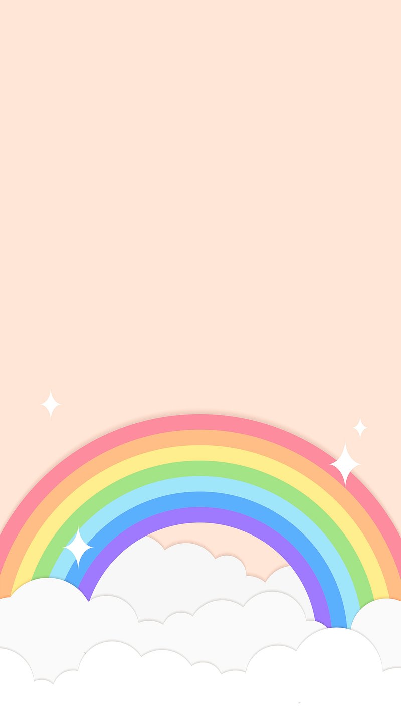 aesthetic rainbow background