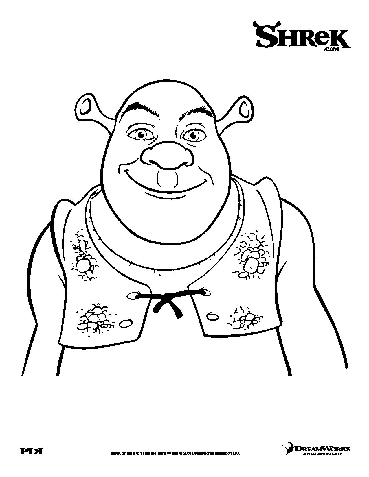 dibujos de shrek