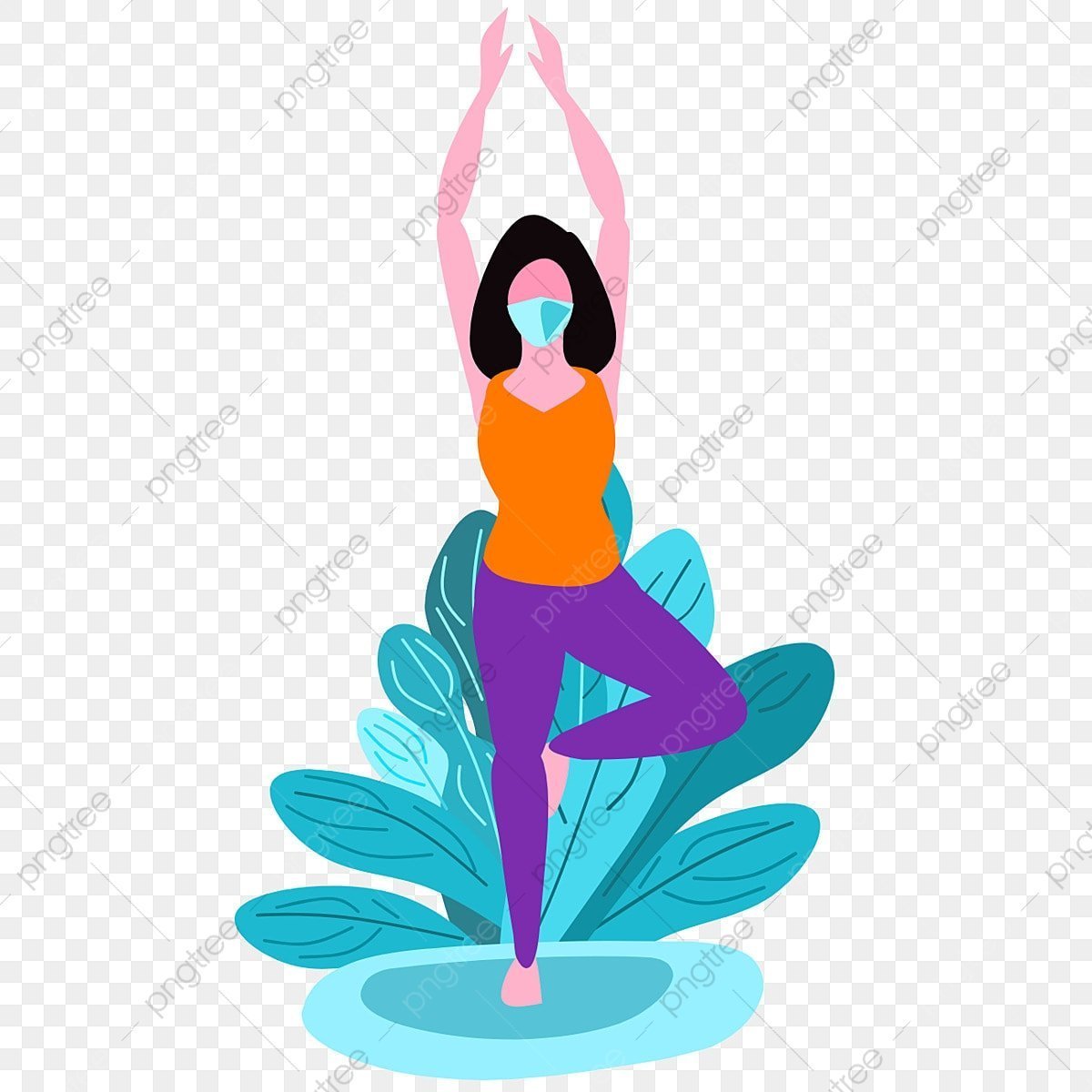 yoga poses clipart